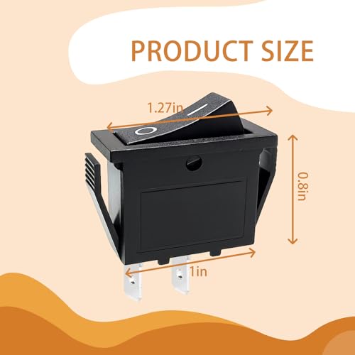 Hy35C 2-Pins Push Button Switch Ac 125/250V 16/12/10A On/Off Rocker Switch Suitable For Household Devices