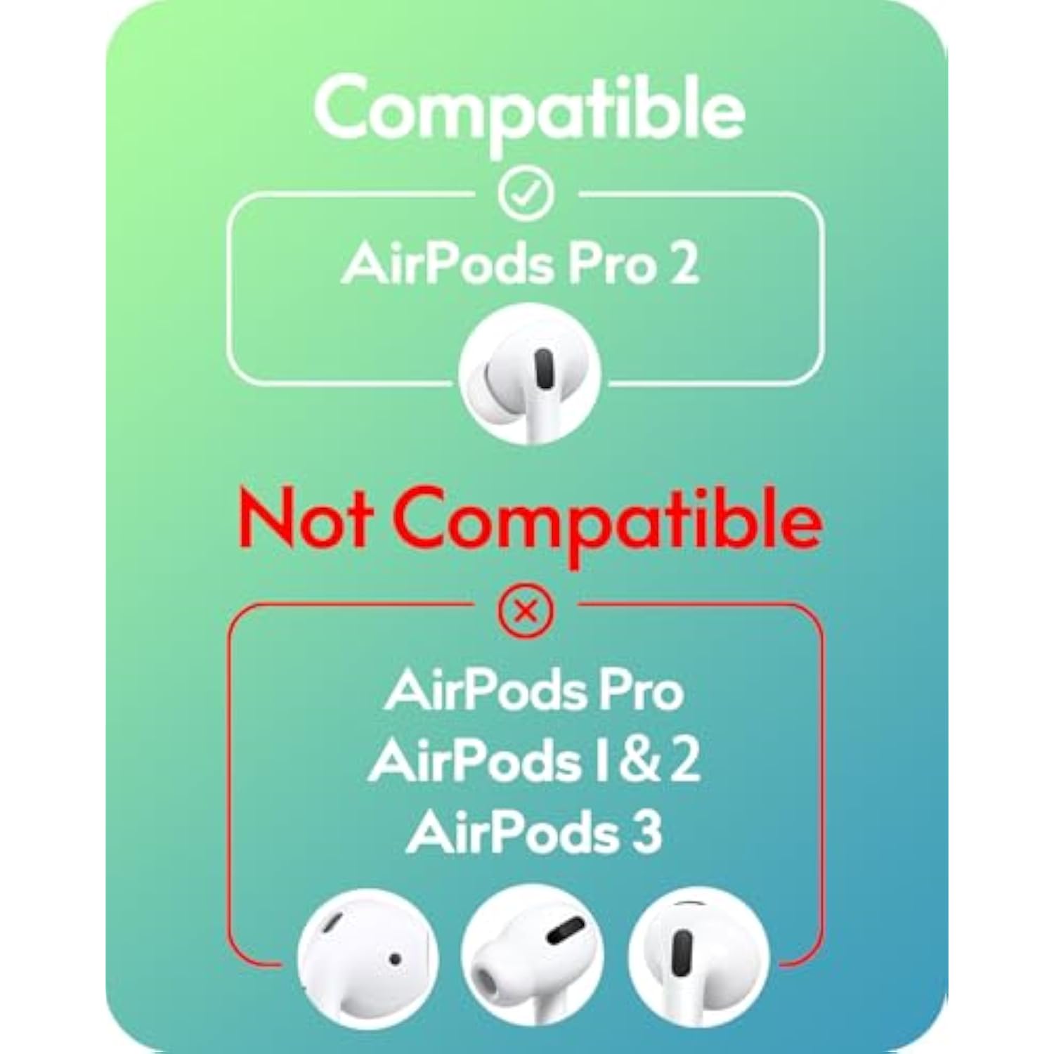 3 Pairs For Airpods Pro 2 Ear Hooks Covers [Added Storage Pouch] Anti-Slip Accessories Compatible With Apple Airpods Pro 2Nd Generation (White)