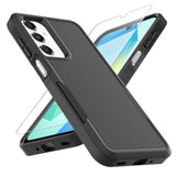 For Galaxy A16 5G Phone Case,[Military Grade Drop Tested] With Screen Protector, Dual Layer Protective Heavy Duty Cell Phone Cover Non-Slip Shockproof Rugged Case For Samsung Galaxy A16 5G (Black)