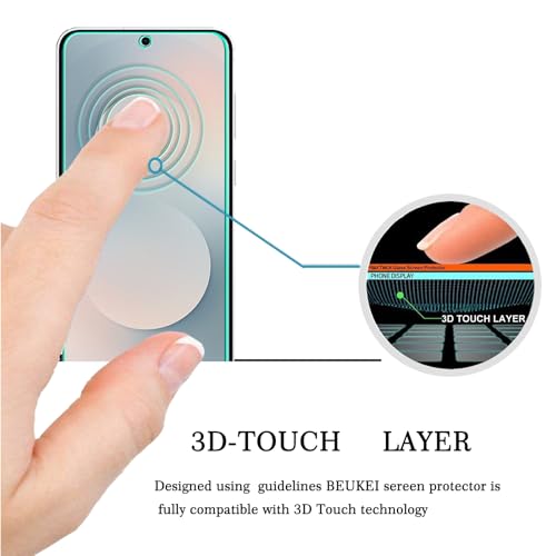 (4 Pack) Compatible for  Galaxy S25 FE 5G / Galaxy S25 FE [FE ] Screen Protector Tempered Glass,Touch Sensitive, 9H Hardness (For Galaxy S25