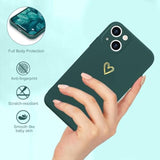 For 14 Case Cute Slim Shockproof Phone Case With Wireless Charging Support And Protection, Green