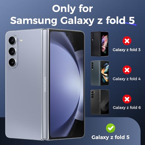 Magnetic Case for Z Fold 5, with Privacy Screen Protector, Z Fold 5 Case [Compatible with MagSafe], Slim Thin Protective Full Body Phone Cover for