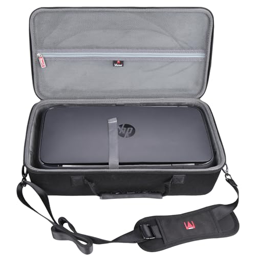 Hard Travel Case Compatible With Hp Officejet 250 All-In-One Portable Printer (Cz992A) (All Black)