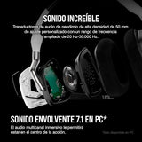 Corsair Void RGB Elite Wireless Gaming Headset 7.1 Surround Sound Omni-Directional Microphone Microfiber Mesh Earpads Up to 40ft Range iCUE
