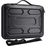 17 Inch Laptop Sleeve Shoulder Bag Shockproof Computer Bag Waterproof Eva Protective Carrying Case For 17.3" Msi Gs73Vr Stealth Pro/Lenovo Ideapad 321/Hp Envy 17/Lg Gram 17"/Rog Strix Gl702Vs