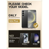 SUPCASE Unicorn Beetle Pro for Samsung Galaxy S24 Plus Case with Stand [2 Front Frames] [Built-in Screen Protector & Belt-Clip] [Military-Grade Protection] Phone Case for Galaxy S24 Plus, Black