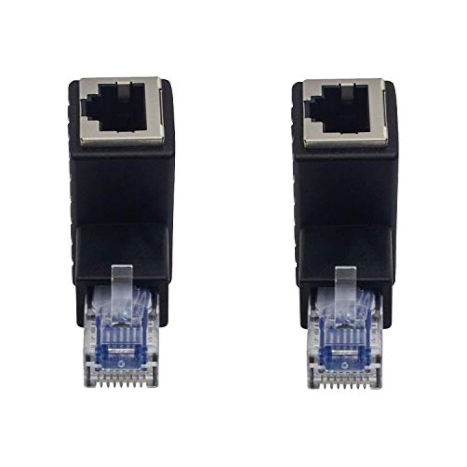 Ethernet Adapter 90 Degree, Down Angled Rj45 Male To Female Ethernet Extender
