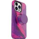 OtterBox + Pop Symmetry Series Case for iPhone 12 & iPhone 12 Pro (Only) - Non-Retail Packaging - Berry Flow