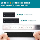 12 Pcs Elastic Waist Extenders, Adjustable Waistband Expanders For Men