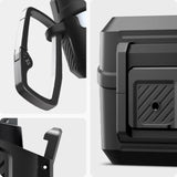 Spigen Lock Fit Designed for Samsung Galaxy Buds3 Pro and Buds 3 Case (2024) Cover with Secure Locking Protection - Matte Black