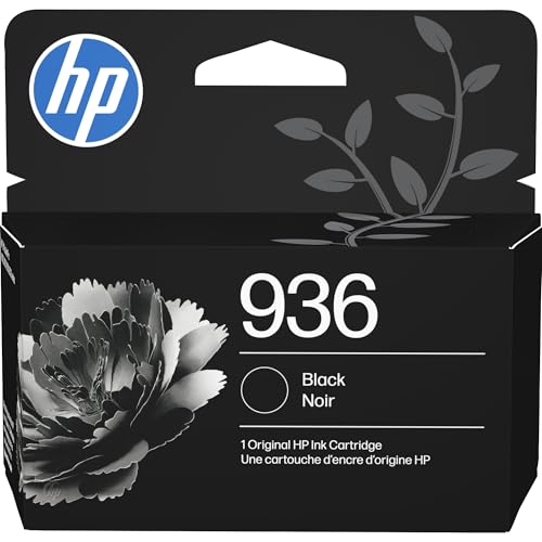 936 Black Ink Cartridge | Works With Officejet 9120, Officejet Pro 9110, 9120, 9130 Series, Wide Format 9730 | Eligible For Instant Ink | 4S6V2Ln
