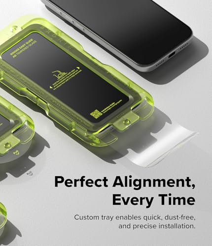 Easy Slide AR Tempered Glass for iPhone 17 Pro Screen Protector [Glare Minimization] Anti-reflecting Coating Super Easy to Install Case Friendly