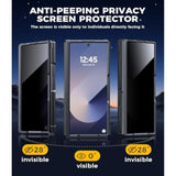 Magnetic For Samsung Z-Fold-6 Case: Armor Phone Case [Compatible With Magsafe][Privacy Screen Protector][Hinge Protection][Dual Kickstand] Shockproof Tpu+Pc Cover For Zfold 6 5G 2024