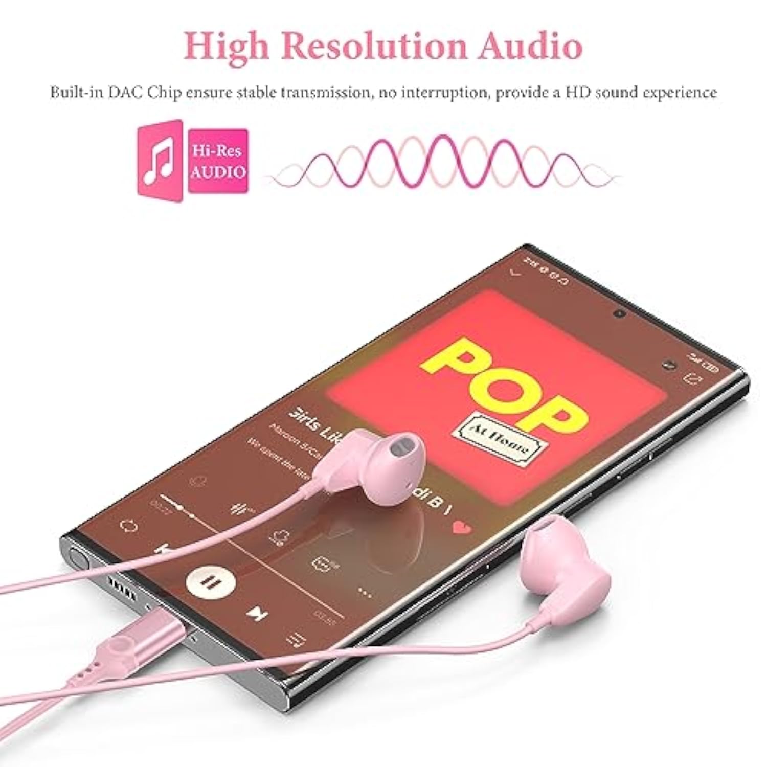 Usb C Headphones For Ipad Pro Iphone 15 15 Pro Max,Hifi Stereo Usb Type C Earp