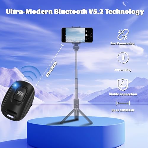 Bluetooth Camera Remote Shutter For Iphone And Android Smartphones, Rechargeable Wireless Phone Remote Control,Selfie Button For Photos And Videos, Charging Cable Included (2 Pack)
