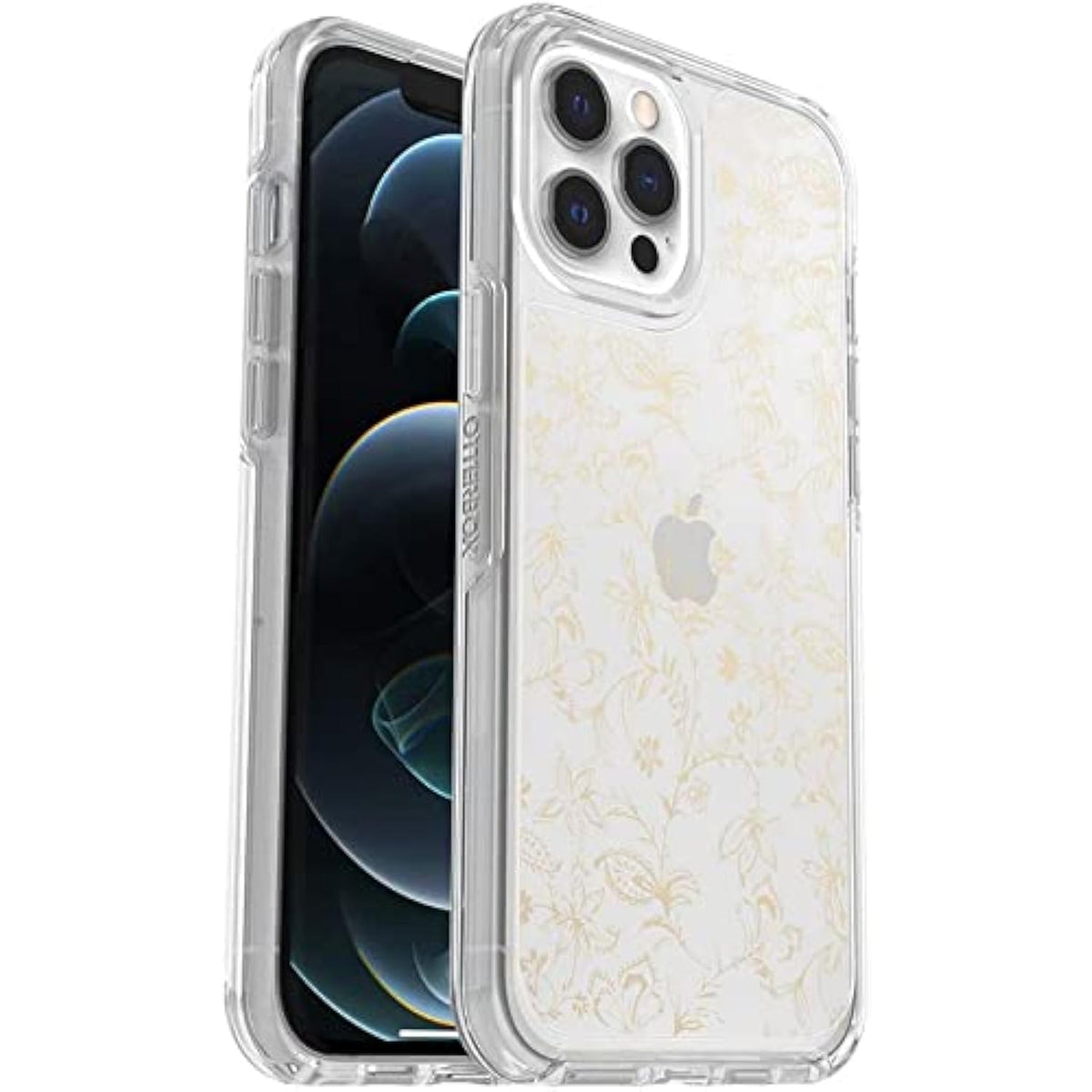 OtterBox Symmetry Clear Series Case for iPhone 12 Pro Max - WallFlower (Clear/Clear WallFlower Graphic)