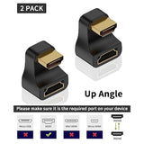 8K U Shaped Hdmi Adapter, 180 Degree Hdmi Adapter, Up Angle Hdmi 2.1 Extender