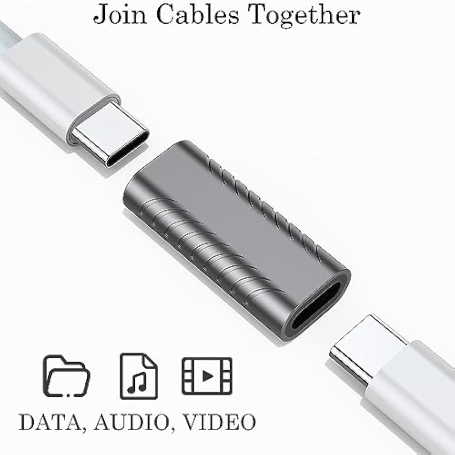 Usb C Coupler (2 Pack), Usb Type C Female To Female Adapter Extender Support U