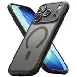 Ringke Fusion Bold for iPhone 17 Pro Max Case, [Compatible with MagSafe] Oil & Dirt Resistant, Enhanced Grip Non-Slip Phone Cover - Magnetic Matte Smoke