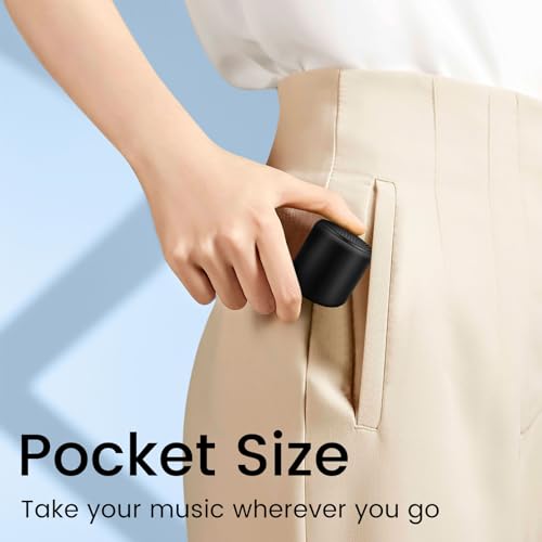Mini Bluetooth Speaker Small Portable Tiny Bluetooth Speakers Wireless with TWS Stereo, 5W HD Sound, Bluetooths 5.3, 8H Playtime Ideal Travel Speaker