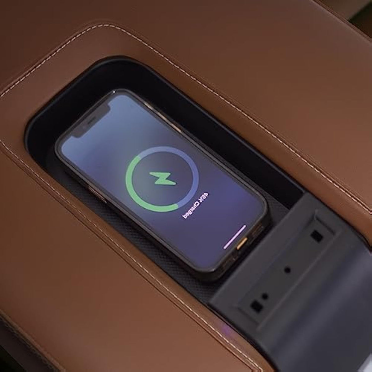 Wireless Charger Compatible With 2014-2021 Toyota Tundra Wireless Charger Magnetic Charging Tray Pad Replacement For 2014-2021 Toyota Tundra Accessories
