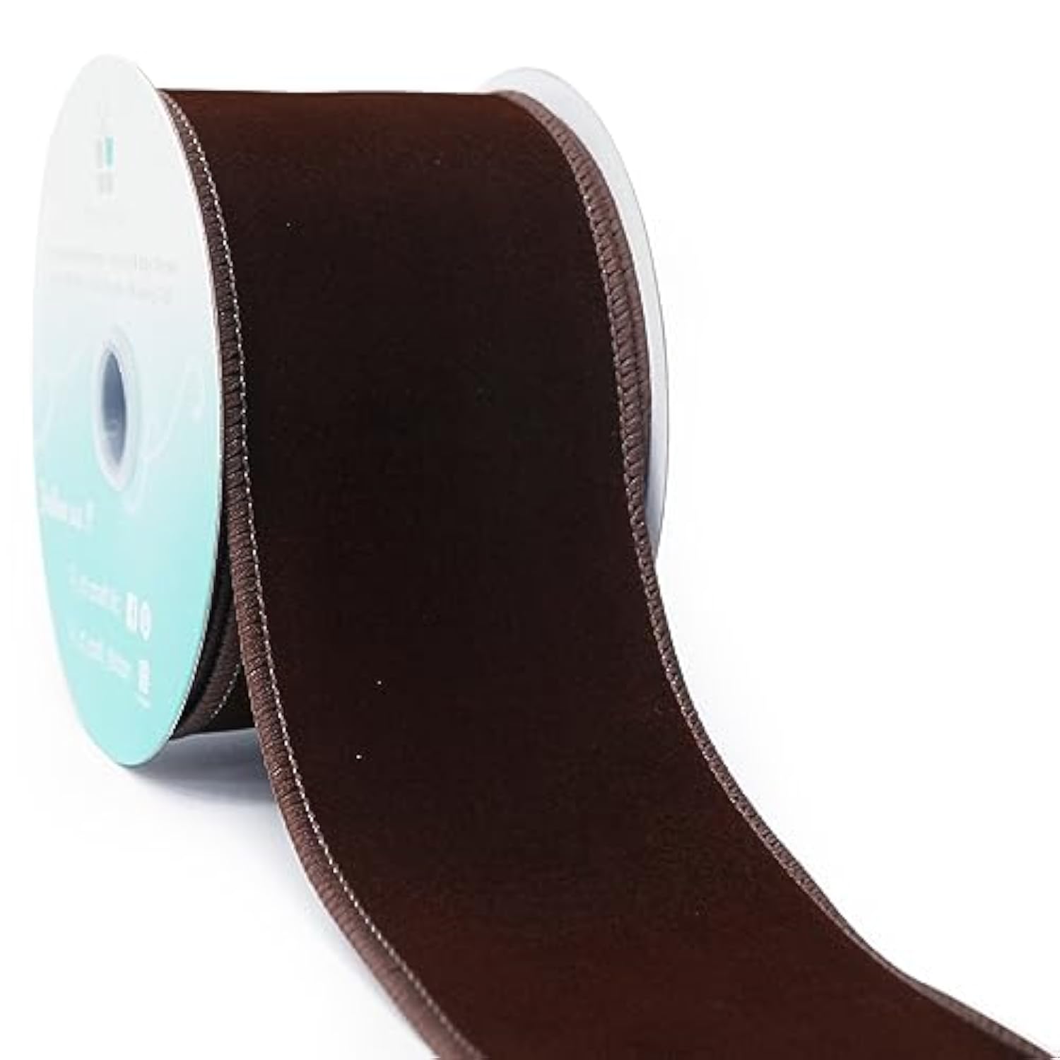 Brown Velvet Ribbon 2.5 Inch X 10 Yards For Christmas Home Decor Tree Topper Bow Gift Wrapping Diy Crafts Wreath Garland