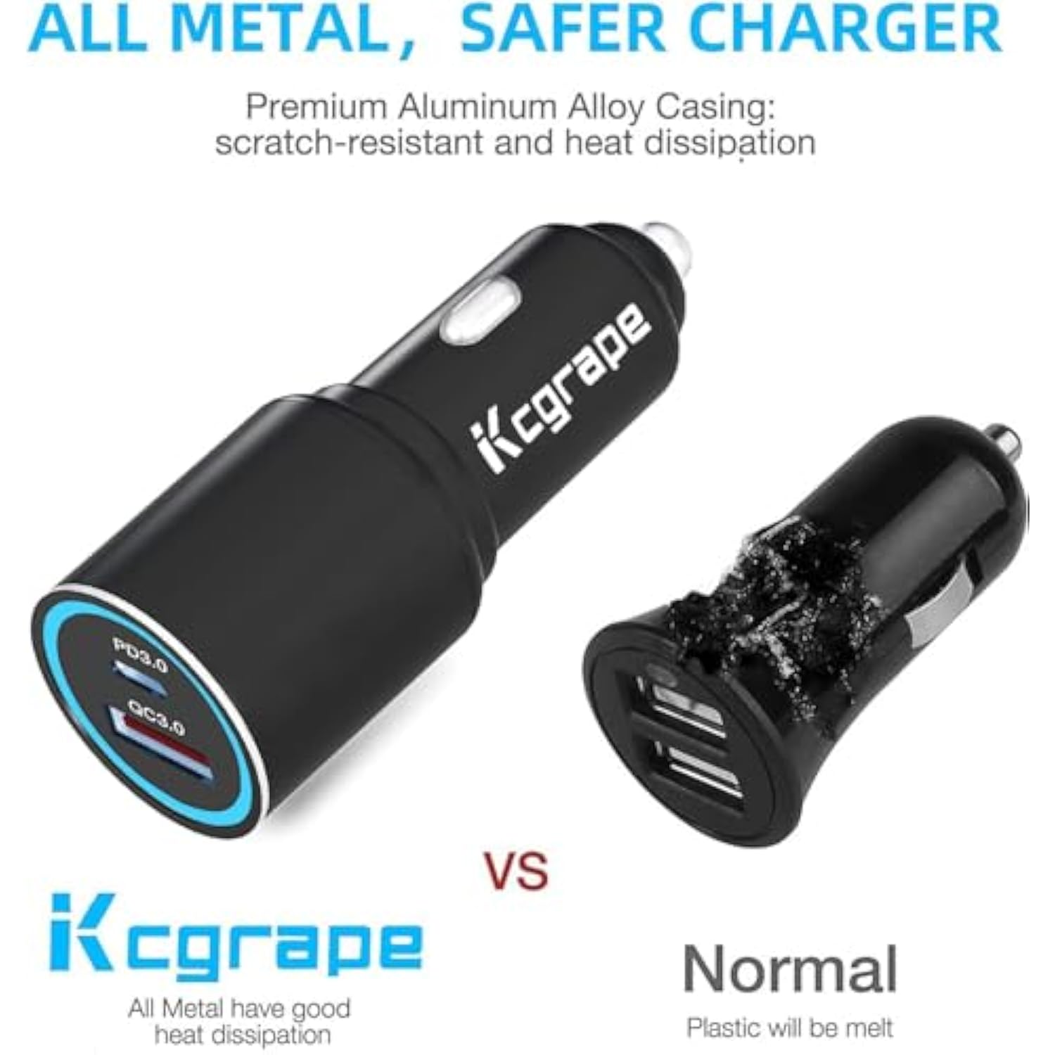 48W Car Charger And Cable For Iphone 16/15 Plus/15 Pro Max/Google Pixel 8/8 Pro/8A 7 7A 6 6A 5 5A/Samsung Galaxy A25 A35 A15 A54 A14 A53 A52/A13 A12/A55 5G,Z Fold 4 5,Super Fast Charging Adapter Plug