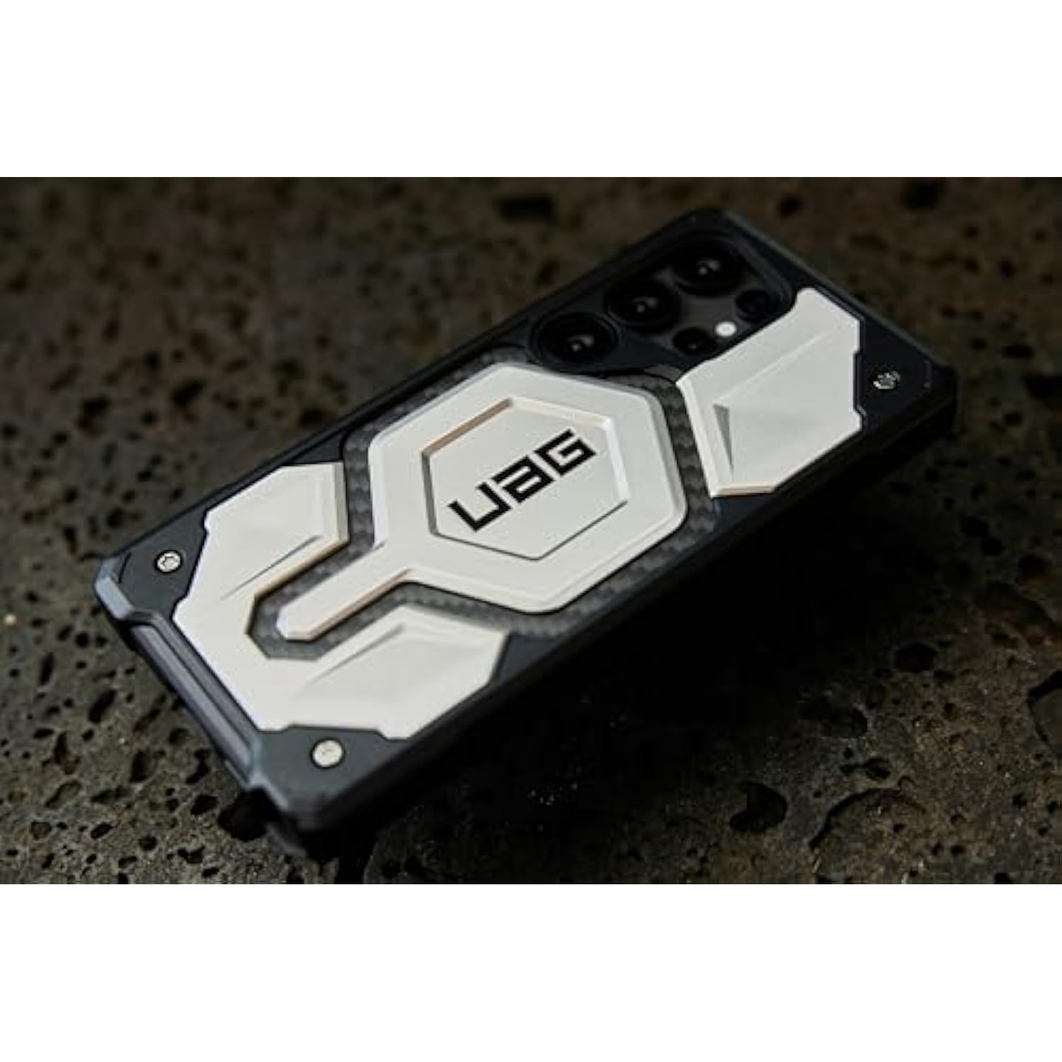 Uag For Samsung Galaxy S25 Ultra Case 6.9" Monarch Pro - Compatible With Magnetic Charging Premium Rugged Military Drop Tested Protective Cover, Carbon Fiber