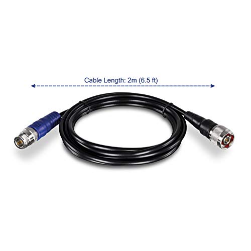 N-Type Male To N-Type Female Antenna Cable - 2M (6.5 Ft.), Tew-L402
