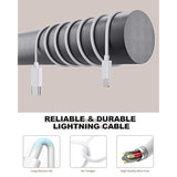 Iphone Fast Charger, 40W Dual Usb-C Quick Wall Charger 10Ft Charging 2Pack 10Ft Extra Long Lightning Cable+Double Port Foldable Usbc Iphone Charger Fast Charging For Iphone 14/13/12/11/Xr/Xs/Se/Ipad