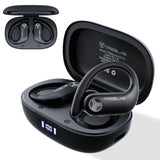 TREBLAB X3 Pro - Ultra Comfortable Earhooks, Pure-HD Sound, Punchy Bass, 145H Battery, Waterproof & Sweatproof Bluetooth Earbuds, Mics for Calls, True Wireless Ear Buds for Sports Workout Running