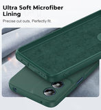 For Samsung Galaxy-A16-5G Case: Samsung A16 5G Case With 2Pcs Tempered Glass Screen Protector, Slim Soft Anti-Scratch Microfiber Lining, Full-Body Shockproof Protective For Galaxy A16, Green