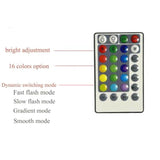 2 Pack Multi Color Changing String Lights,Battery Powered Led String Lights With Remote,50Leds 16Ft Silver Wire Lights F