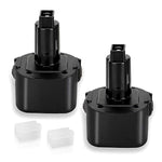 2 Pack 3.6Ah Ni-Mh For Dewalt 9.6 Volt Battery Dw9062 Dw9061 Dw926 Dc750Ka Dw955K Dw955 Dw926K-2 Dw926K Dw902 Dw050 De9062 De9061 De9036 Dw955K-2 Dw050K Replacement For Dewalt 9.6V Battery
