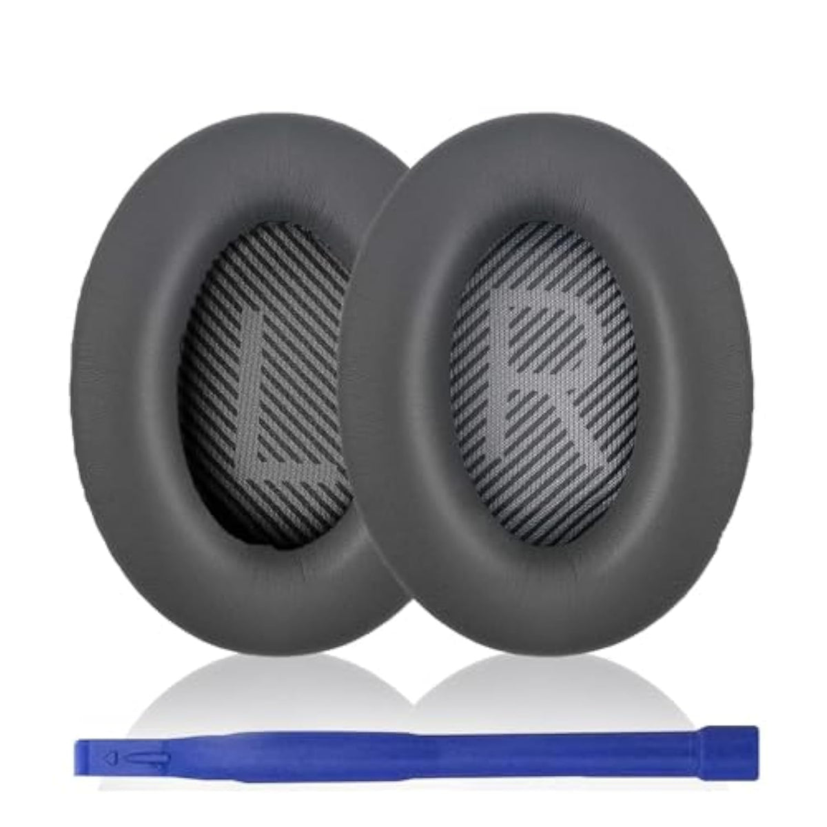 Replacement Earpads For Bose Quiet Comfort 35 (Qc35)/Quietcomfort 35 Ii (Qc35 Ii) Headphones With Soft Protein Leather And Sound-Isolating Memory Foam ((Dark Gray)