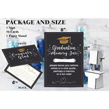 Graduation Memory Jar Cards For The Graduate (1+50 Pack), Graduation Decorations 2026, Grad Party Favors, Grad Party Supplies For High School Senior School College (09)