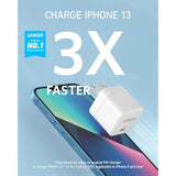 2-Pack 20W USB C Fast Charger with Foldable Plug for iPhone, Galaxy, Pixel