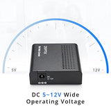 10G Mini Media Coverter, 10 Gigabit Fiber To 10Gb Copper Utp Media Converter, Mini Unmanaged 1X 100M/1G/2.5G/5G/10Gbase-T Rj45 To 1X 10Gbase-X Sfp+ Slot 10Gigabit Ethernet Media Converter - 2Pcs
