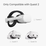 K2 Comfort Head Strap Accessories Compatible with Oculus/Meta Quest 2, Elite Strap Replacement for Enhanced Support of VR Headset, NOT for Meta Quest