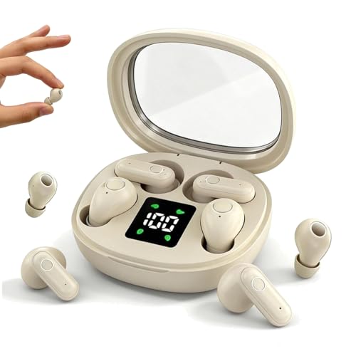 Mini Invisible Small Earbuds Set Sleep Ear Buds Wireless Bluetooth for Small Ears Canals Side Sleepers Tiny Micro Low Profile Smallest Hidden