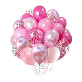 300 Pcs Pink Balloons 12 Inch Different Shades Of Pink Party Balloon Set, Suitable For Wedding, Graduation, Birthday Party Various Event Decorations