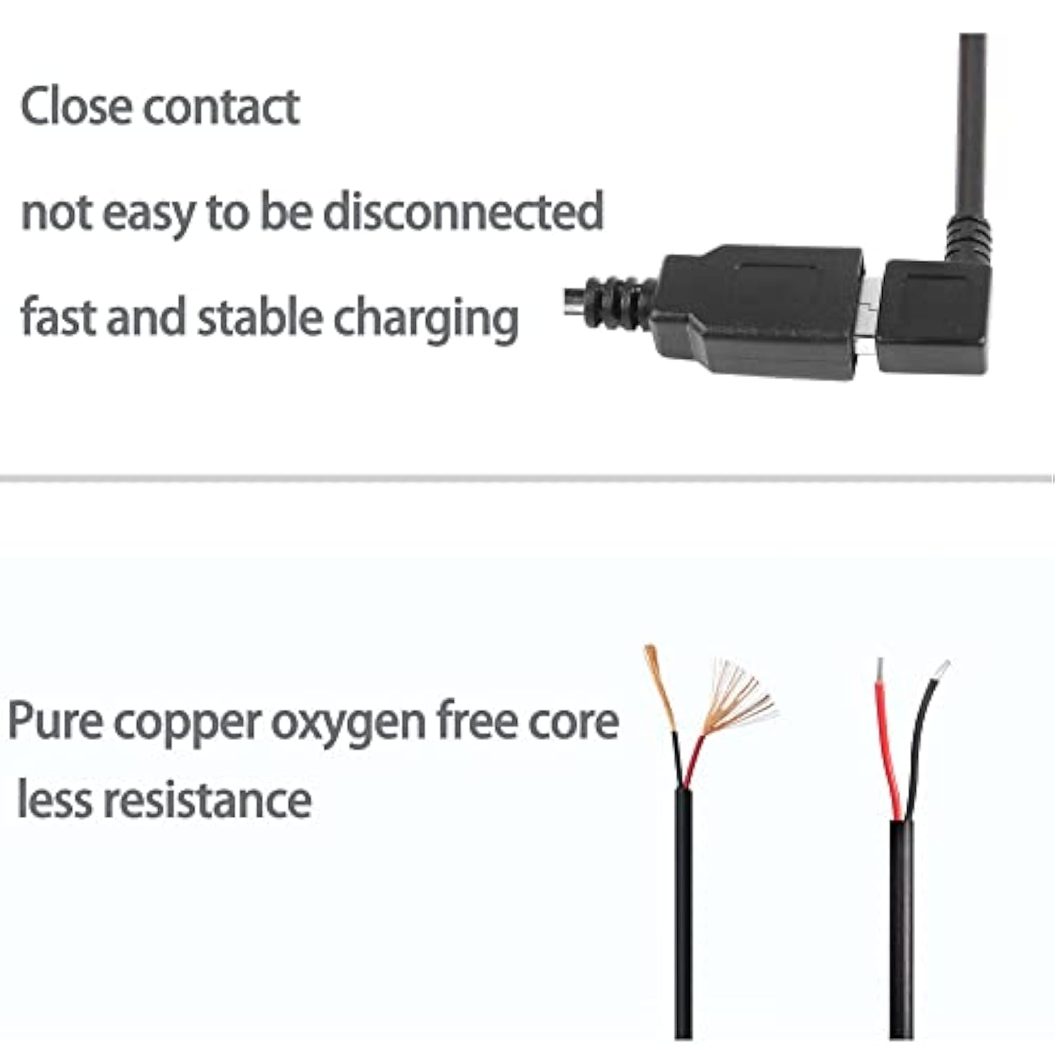Usb 2.0 Female Pigtail Cable Extension Power Cable 22Awg 5V 3A Usb A Socket To