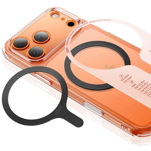 ESR for MagSafe Sticker 360, MagSafe Ring, 2 Pack Magnetic Ring, Universal Magnetic Wireless Charger Conversion Kit for iPhone