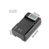 Universal Lcd Battery Charger, Travel Chargering For Samsung Galaxy S3 S4 S5 Note 2 3 4, Edge, Mega, Lg, Huawei, Htc, Zte, Etc
