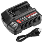1 Pack 1.5Ah V20 Battery Fast Charger Replacement For Cmcb104 Cmcb100 Charger Compatible With Craftsman 20V Battery Cmcb201 Cmcb202 Cmcb204 Cmcb205 Cmcb206 Cmcb209