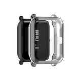 Screen Protector Case Compatible With Amazfit Gts 2 Mini/Bip U Pro Smartwatch Accessories Covers Scratched Resistant Full Protective Cover For Gts 2 Mini (Black+Gray+Clear)