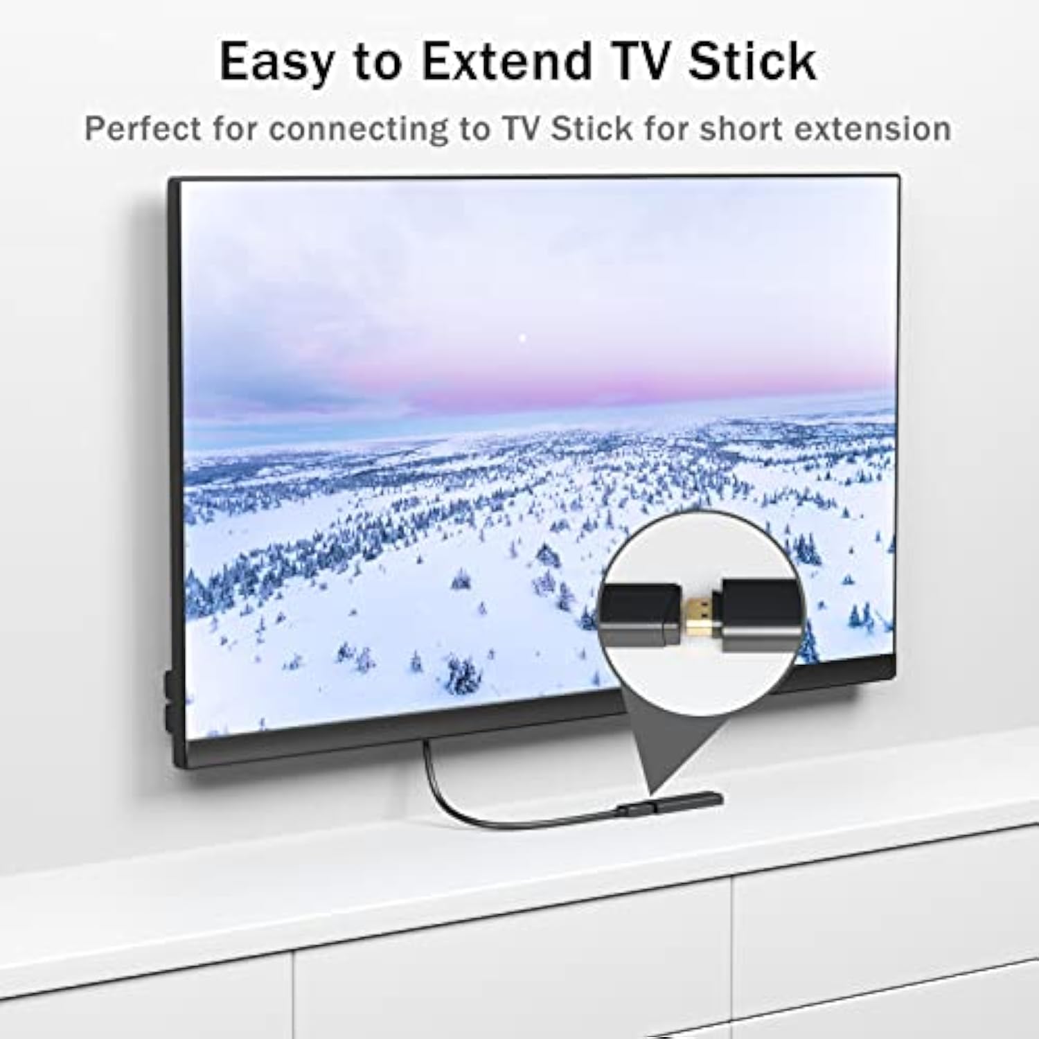 BENFEI Male to Female HDMI Extension Cable, 3 Feet HDMI Extender