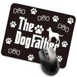 The Dogfather Funny Mouse Pad For Desk, Dog Lover Gifts, Cute Mousepad Gifts For Dog Dad Friend, Office Gifts For Colleagues Pet Lover, Father'S Day Birthday Gifts For Dogfather