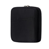 Electronics Organizer Bag, Small Tech Pouch Storage Case For Cord, Cable, Charger, Hard Disk, Power Bank, Laptop Mouse, Toiletries, Cosmetics, Personal Item And Travel Essentials Accessories Black
