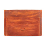 Real Grain Leather MacBook Pro and MacBook Air Case, Front Pocket & Flap Closure - 16 Inch - 15 Inch - 15.5 Inch (M4, M3, M2, M2, M1, Pro & Max) 2020 to 2024 Models